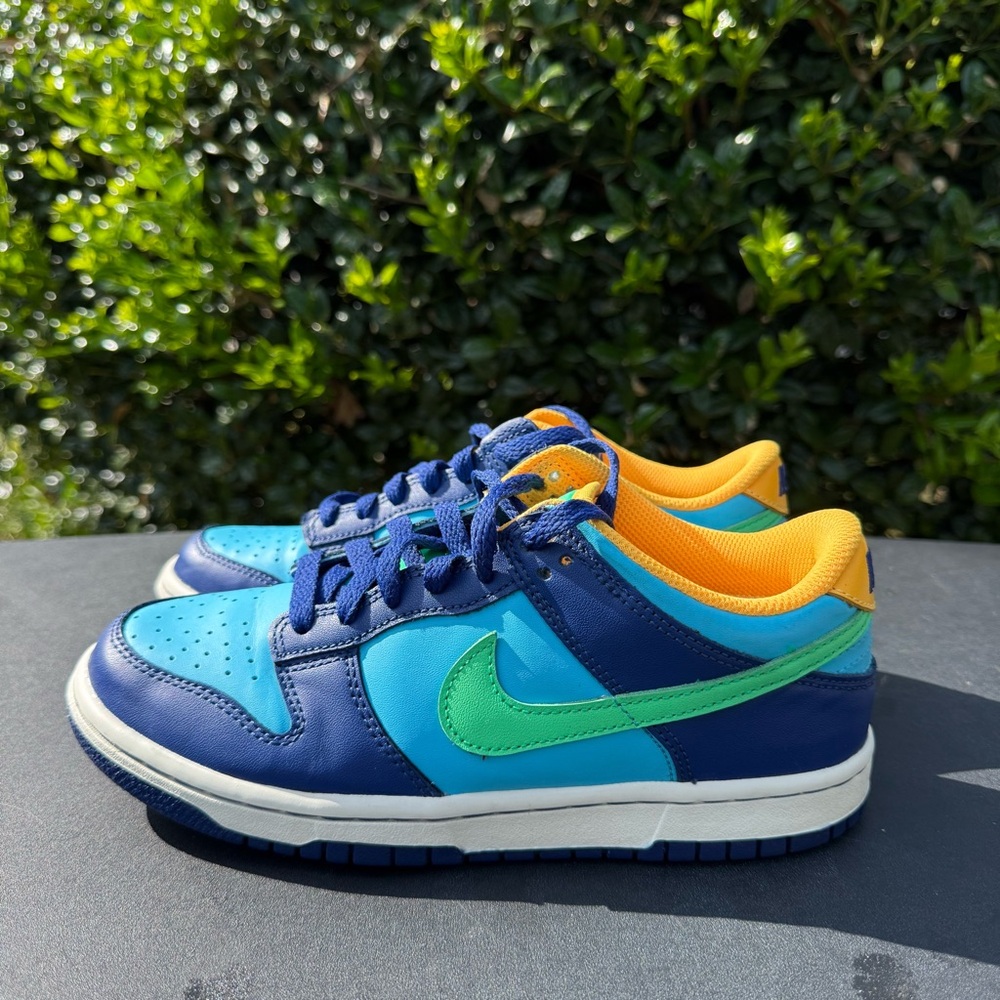 Nike Dunk Low All-Star GS DV1693-401 Size 5.5Y Blue/Green